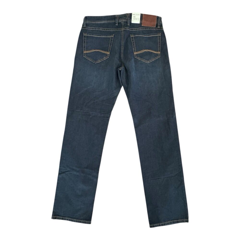 Mac Jeans NWT Blue Jeans Size 36 Ben Stretch Regular Fit T400 Stretch - Picture 2 of 10